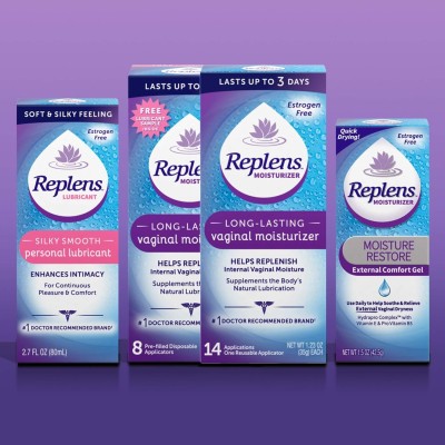 Replens Long-Lasting l Moisturizer with single-use applicator, 8 Count (Pack of 1)