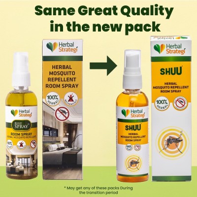 SHUU -Herbal Mosquito Repellent Room Spray 100 ml